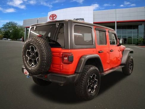 Used 2021 Jeep Wrangler Unlimited Rubicon 4xe w/ Cold Weather Group image 3