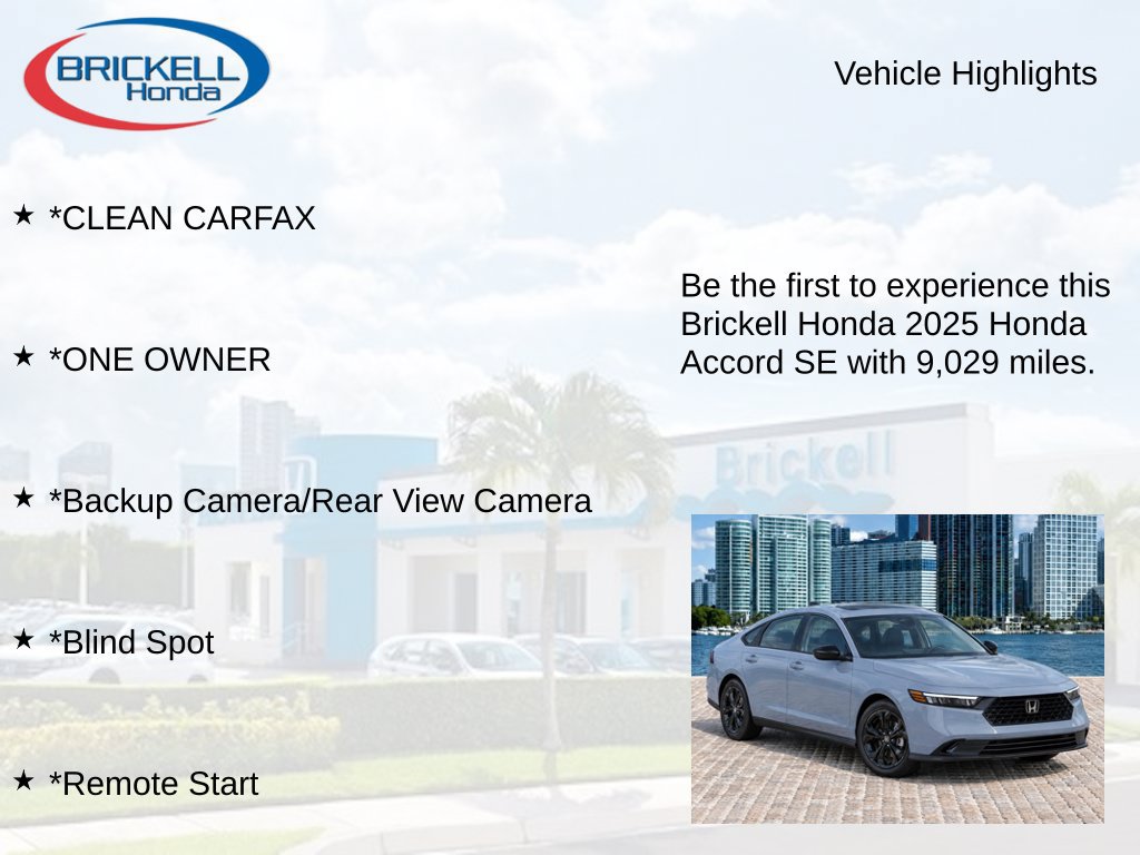 Used 2025 Honda Accord SE image 8