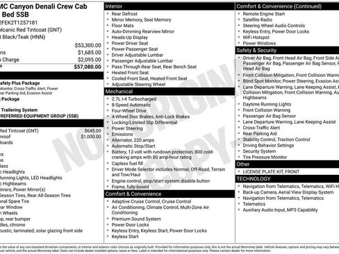 New 2026 GMC Canyon Denali AWD/4WD image 4