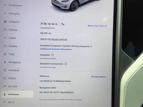 Used 2020 Tesla Model X Long Range AWD/4WD image 2