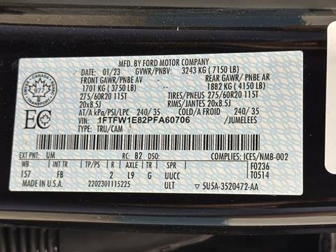 Used 2023 Ford F150 XLT w/ Equipment Group 302A High AWD/4WD image 28