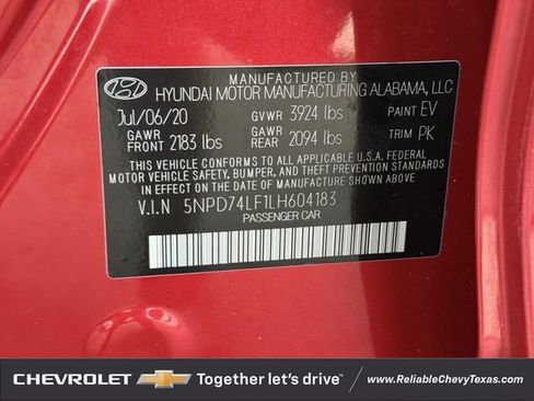 Used 2020 Hyundai Elantra SE FWD image 33