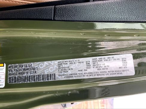 Used 2021 Jeep Gladiator Overland w/ Popular Equipment Package image 29