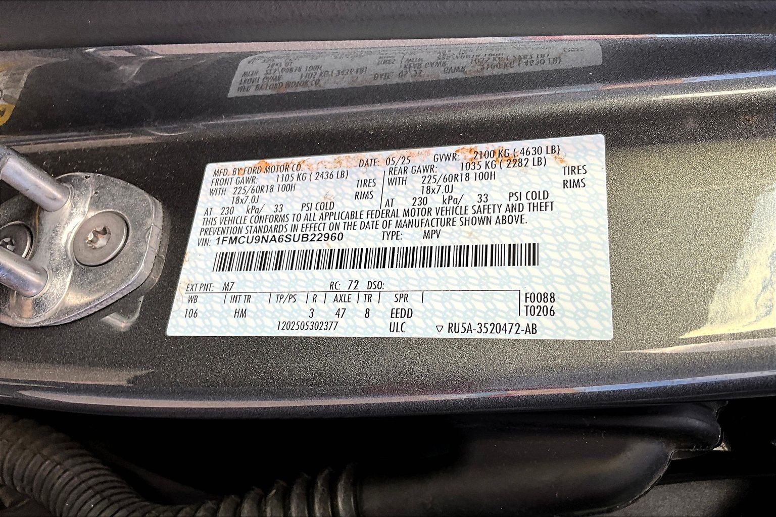 Used 2025 Ford Escape ST-Line Select AWD/4WD image 20