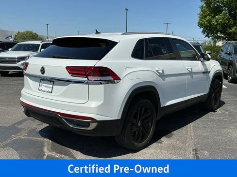 Certified 2023 Volkswagen Atlas Cross Sport SE w/ Black Wheel Package FWD image 3