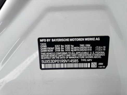 Used 2024 BMW X3 xDrive30i w/ Premium Package image 38