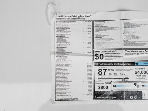 Used 2023 BMW i7 xDrive60 image 79