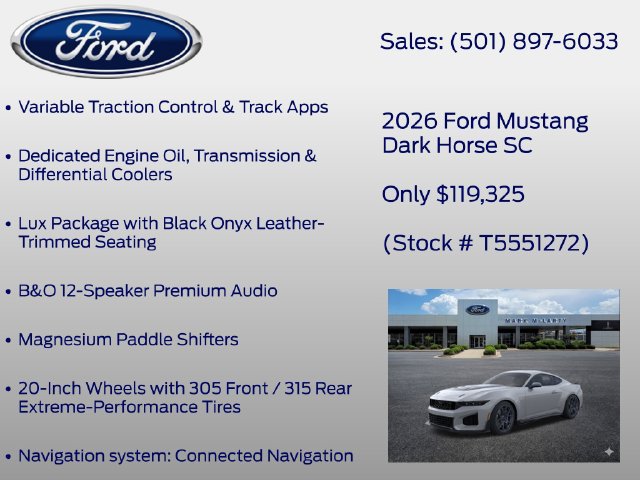 New 2026 Ford Mustang Dark Horse SC RWD image 12