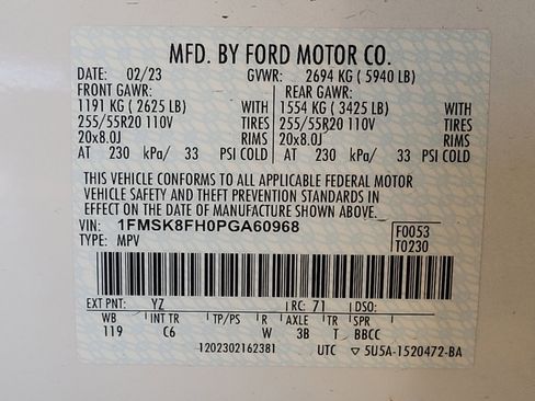 Used 2023 Ford Explorer Limited image 33