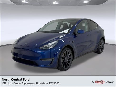 Used 2020 Tesla Model Y Long Range AWD/4WD image 1