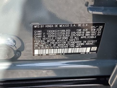 New 2027 Honda HR-V EX-L image 16