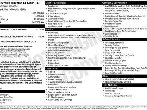 Used 2020 Chevrolet Traverse LT image 5