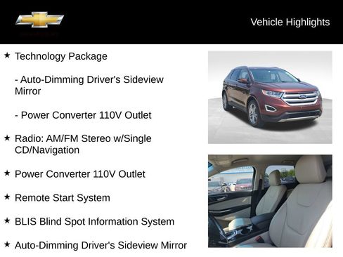 Used 2016 Ford Edge Titanium w/ Technology Package AWD/4WD image 19