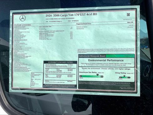 New 2026 Mercedes-Benz Sprinter 3500 image 9