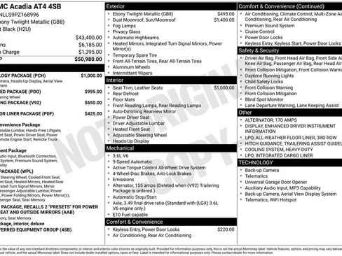 Used 2023 GMC Acadia AT4 w/ Technology Package image 31