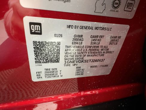 New 2026 Chevrolet Traverse LT image 20