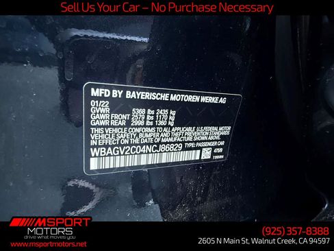 Used 2022 BMW 840i Gran Coupe w/ Comfort Seating Package RWD image 22