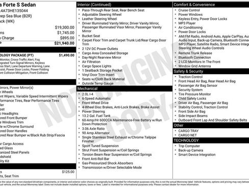 Used 2017 Kia Forte S w/ S Technology Package image 40