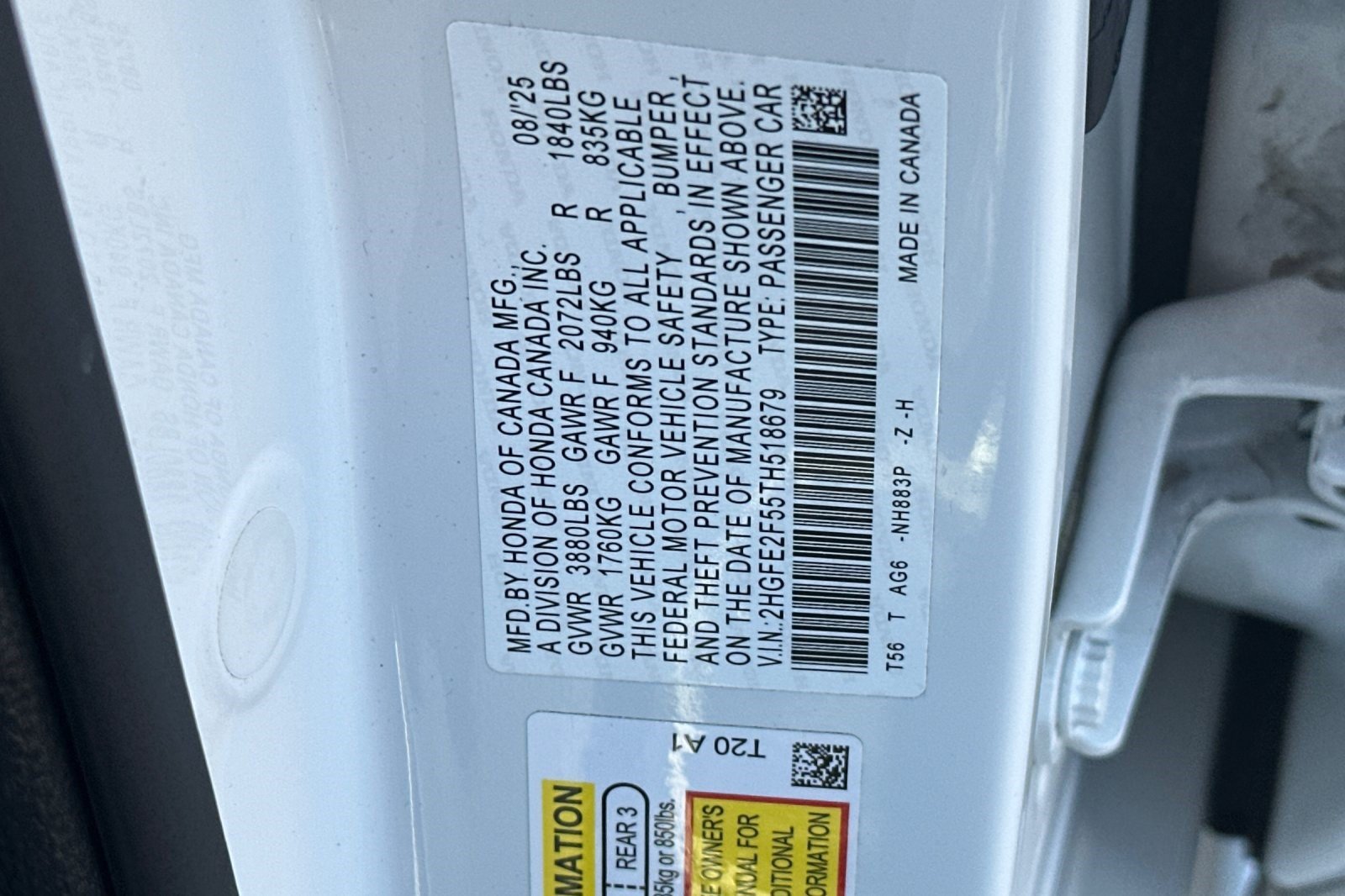 Used 2026 Honda Civic Sport image 28