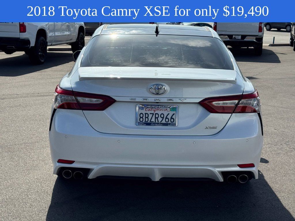 Used 2018 Toyota Camry XSE w/ Audio Package FWD image 8