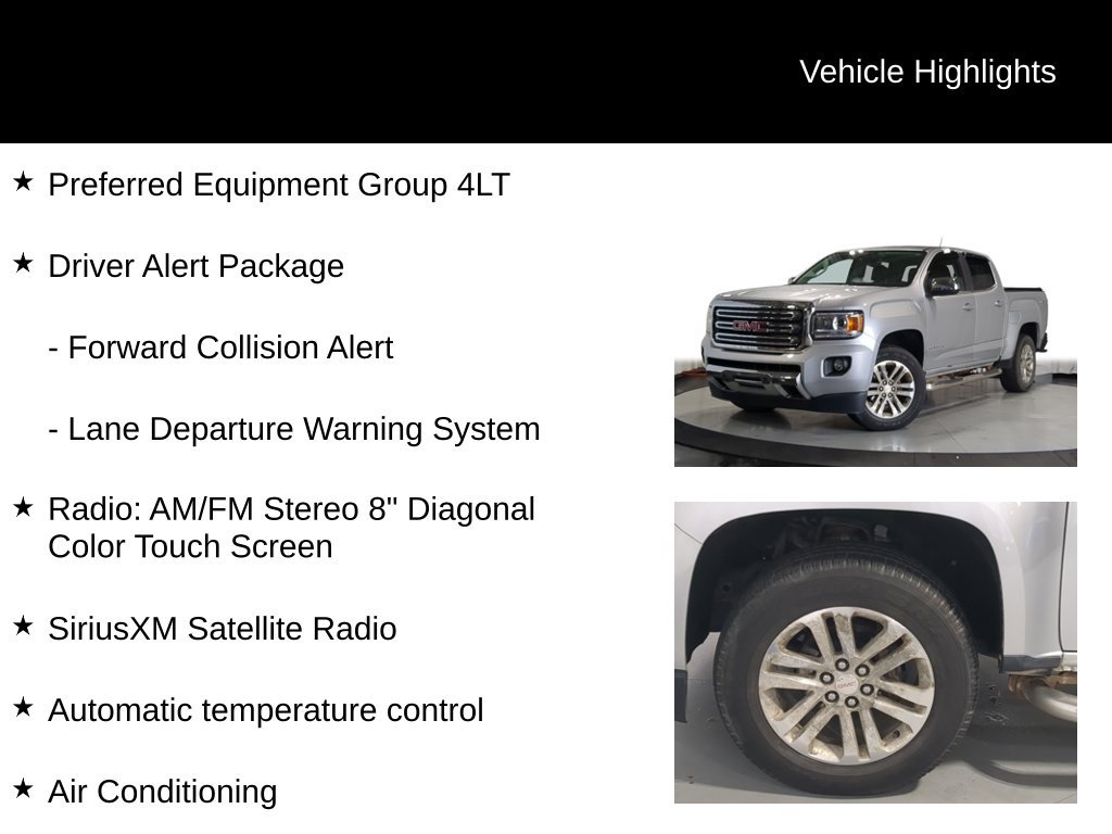 Used 2017 GMC Canyon SLT w/ Driver Alert Package AWD/4WD image 7
