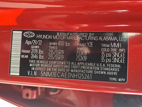 Certified 2022 Hyundai Tucson Limited AWD/4WD image 26