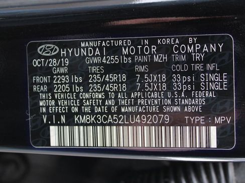 Used 2020 Hyundai Kona Limited image 51