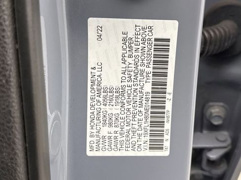 Used 2022 Honda Civic Sport Touring image 27