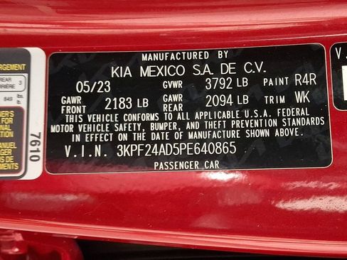 Used 2023 Kia Forte LXS w/ LXS Technology Package FWD image 26