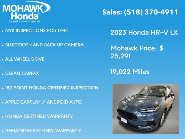 Certified 2023 Honda HR-V LX image 8