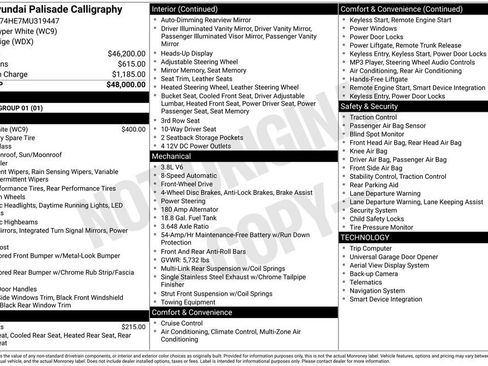 Used 2021 Hyundai Palisade Calligraphy image 2