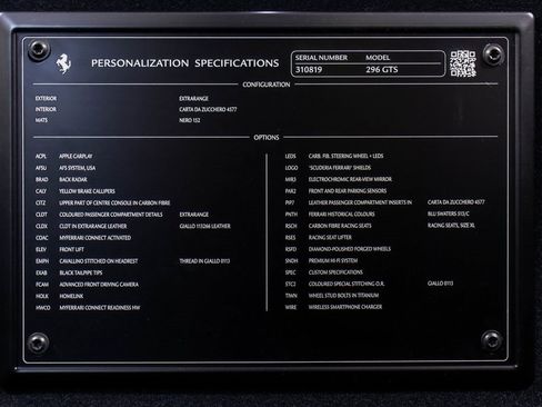 Certified 2024 Ferrari 296 GTS image 60
