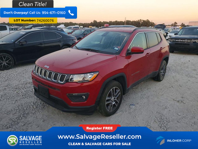Used 2017 Jeep Compass Latitude w/ Popular Equipment Group FWD image 1