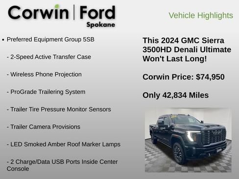 Used 2024 GMC Sierra 3500 Denali Ultimate image 24