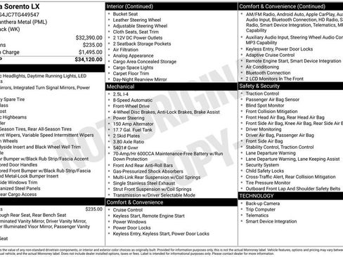 New 2026 Kia Sorento LX image 6
