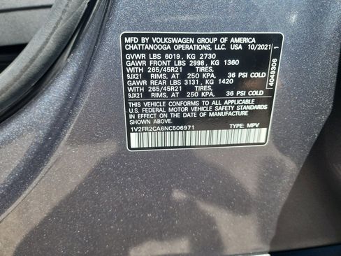 Used 2022 Volkswagen Atlas SEL Premium image 25