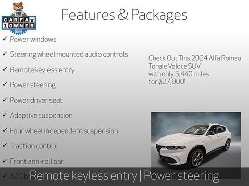 Used 2024 Alfa Romeo Tonale Veloce w/ Premium Interior Package image 10