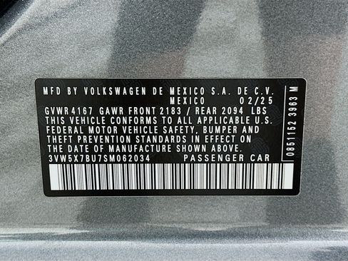 Used 2025 Volkswagen Jetta S FWD image 12