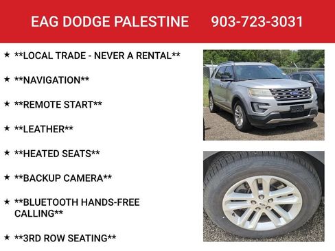 Used 2016 Ford Explorer XLT w/ Equipment Group 202A FWD image 4