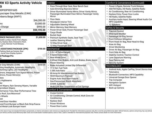 Used 2023 BMW X3 sDrive30i w/ Convenience Package RWD image 4