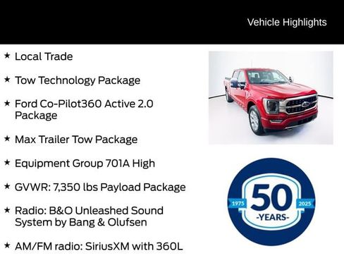 Certified 2021 Ford F150 Platinum w/ Equipment Group 701A High AWD/4WD image 6
