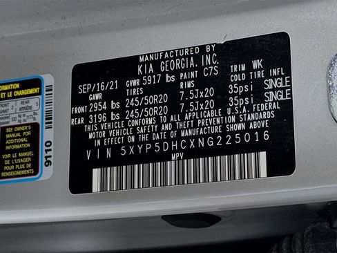 Used 2022 Kia Telluride SX w/ SX Prestige Package AWD/4WD image 34