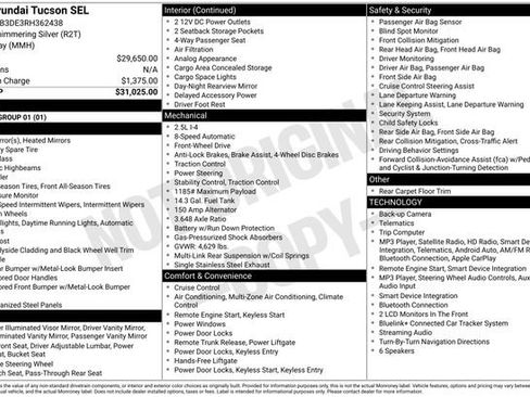 Used 2024 Hyundai Tucson SEL FWD image 3