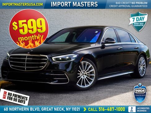 Used 2022 Mercedes-Benz S 500 4MATIC w/ AMG Line Package image 1