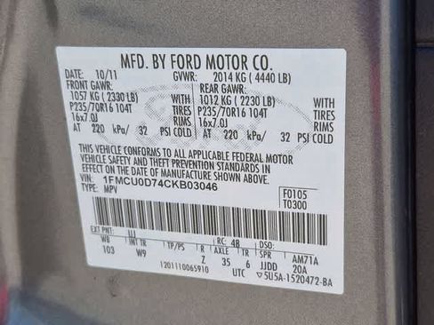Used 2012 Ford Escape XLT FWD image 31