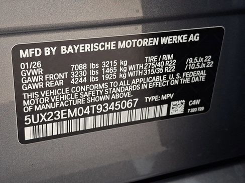 New 2026 BMW X7 xDrive40i w/ M Sport Package image 20