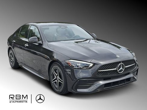 Certified 2023 Mercedes-Benz C 300 4MATIC Sedan w/ AMG Line w/ Night Package image 1