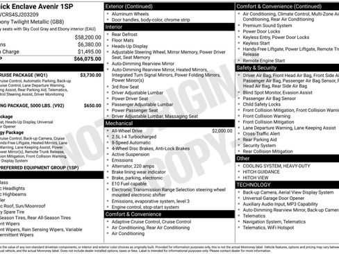 Certified 2025 Buick Enclave Avenir w/ Super Cruise Package image 4