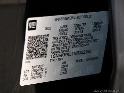 Used 2022 Chevrolet Tahoe RST w/ Sport Performance Package image 34