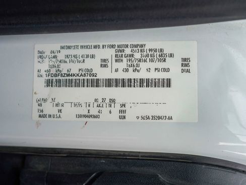 Used 2019 Ford Transit 350 156 DRW RWD image 19